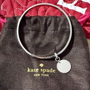 Kate Spade Silver Charm Bangle